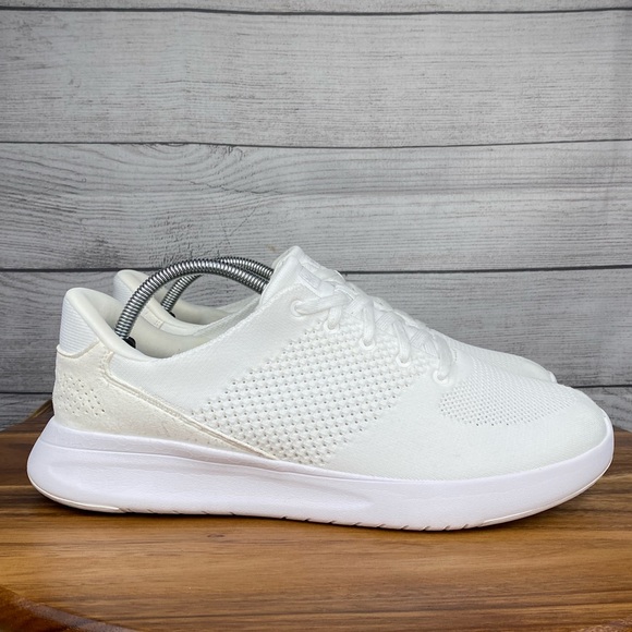 Kizik Men’s Lima Eggshell White Hands Free Slip In Shoe Sneaker Size 11 Wide main image 10